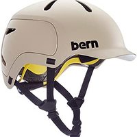 bern WATTS 2.0 自行车头盔,哑光沙,L