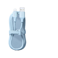 百亿补贴：ROMOSS 罗马仕 CB1223 USB-A转lightning 2.4A 数据线 TPE 0.5m 淡蓝色