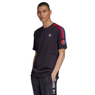 adidas ORIGINALS 3D TF 3 STRP T 男子运动T恤 GE0836 黑色 M