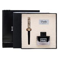 DUKE 公爵 钢笔 波洛克系列 黑金色 0.7mm 墨水礼盒装