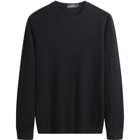 FIRS 杉杉 男士圆领羊毛衫 FT2204TM036 黑色 2XL