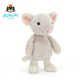 jELLYCAT 邦尼兔 TUM3M 汤宝塔夫特老鼠毛绒玩具 灰色