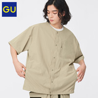 GU 极优男装防紫外线尼龙宽松舒适衬衫 340922