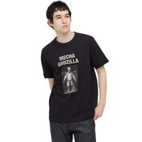 UNIQLO 优衣库 X 哥斯拉 男女款圆领短袖T恤 435430 黑色 L