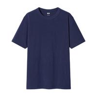 UNIQLO 优衣库 男女款圆领短袖T恤 433028 藏青色 XXL