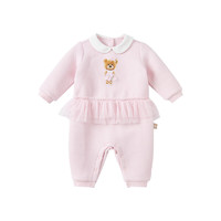 DAVE&BELLA 戴维贝拉 DBH18041 婴儿洋气连体衣 浅粉色 80cm