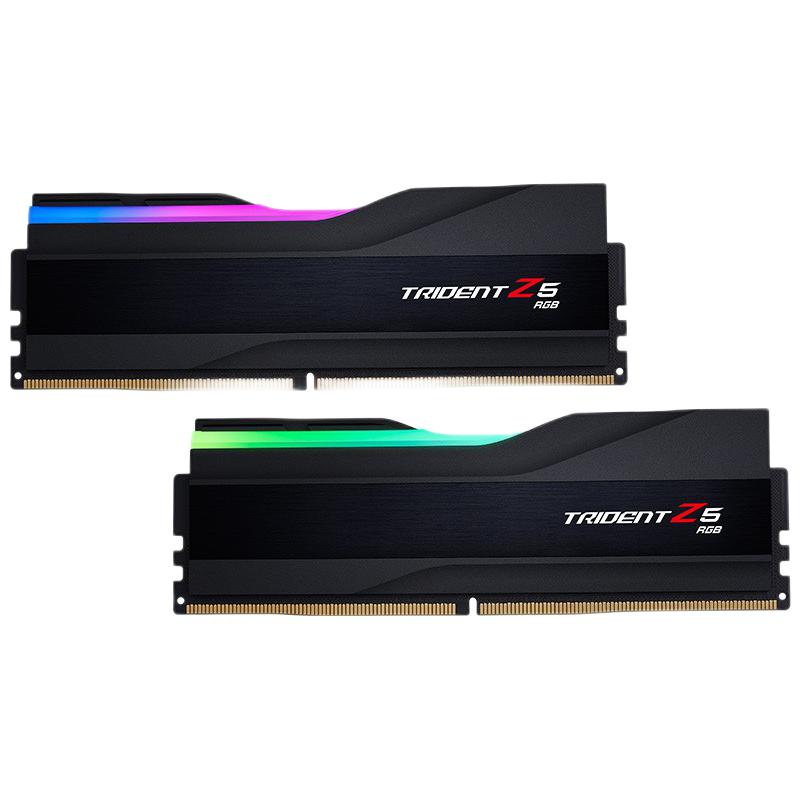 G.SKILL 芝奇 幻锋戟系列 DDR5 6000MHZ 台式机内存 灯条 黯雾黑 C36