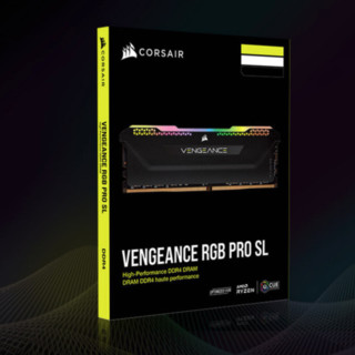 USCORSAIR 美商海盗船 复仇者RGB PRO系列 DDR4 3200MHz 台式机内存 灯条 黑色 16GB 8GB*2