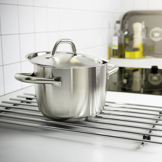 IKEA宜家LAMPLIG兰普丽不锈钢锅垫厨房神器隔热垫防烫