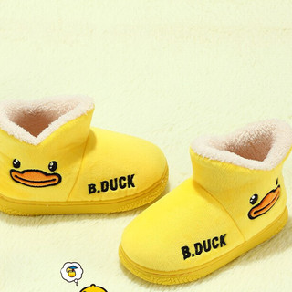 B.Duck B4210909 儿童雪地靴 黄色 30码