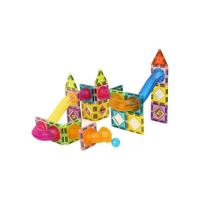 智贝思 ZHIBEISHI 智贝思 彩窗轨道滚珠磁力片 56件套