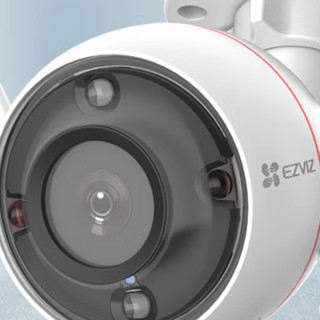 EZVIZ 萤石 C3W AI全彩对讲款 1080P智能摄像头 200万像素 红外 白色