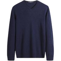 FIRS 杉杉 男士V领羊毛衫 FT2204TM036 深蓝 M