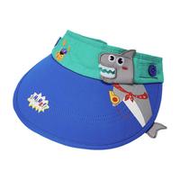 lemonkid 柠檬宝宝 LK2210019 儿童卡通空顶帽 造型款 海洋蓝鲨鱼 50-54cm