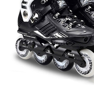 ROADSHOW 乐秀 RX5 中性轮滑鞋 黑色 38 (轮滑包)