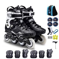 ROADSHOW 乐秀 RX5 中性轮滑鞋 黑色 37 (护具+轮滑包)