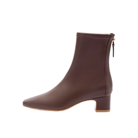 D:FUSE 女士短筒靴 DF14116023 棕色 36