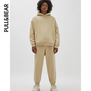 PULL&BEAR 基本款加大码连帽卫衣运动衫男士早春新款 08591932711