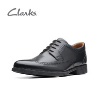 PLUS会员：Clarks 其乐 Whiddon Wing 男士布洛克雕花皮鞋 261580098