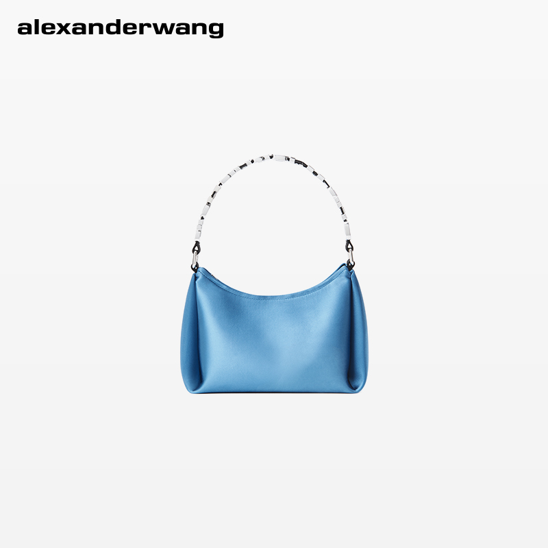 alexanderwang亚历山大王女士marquess缎面流浪包