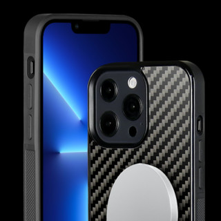 MONOCARBON 墨罗 iPhone 13 Pro 凯夫拉手机壳 碳纤维黑