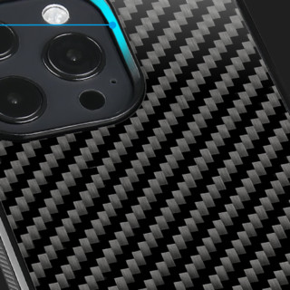 MONOCARBON 墨罗 iPhone 13 Pro 凯夫拉手机壳 碳纤维黑