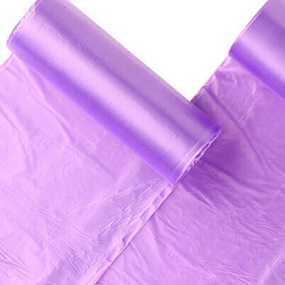 云蕾 13817 平口式垃圾袋 45*50cm 150只 紫色