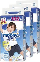 moony 尤妮佳(Moony)男宝宝纸尿裤(13~28千克)102片(34片×3)[盒装商品]