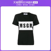 MSGM 女士棉质LOGO标识印花时尚短袖T恤 2741MDM9