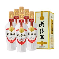 武陵酒 经典飘香 53度酱香型高度白酒 整箱礼盒装 500ml*6瓶