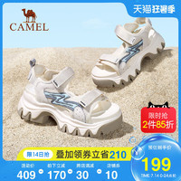 CAMEL 骆驼 冰淇淋运动凉鞋 厚而不重 软弹脚感 真皮