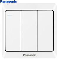 Panasonic 松下 WMWA515-N 86型墙面开关 三开单控