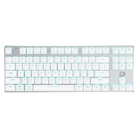 Dareu 达尔优 EK820 87键 蓝牙双模机械键盘 白银色 国产矮红轴 单光