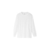 UNIQLO 优衣库 AIRism 男女款圆领长袖T恤 433037 白色 M