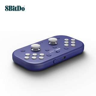 8BITDO 八位堂 Lite SE 轻薄游戏手柄 全轻力按键摇杆 体感震动无线Switch游戏机安卓蓝牙塞尔达传说 蓝紫色