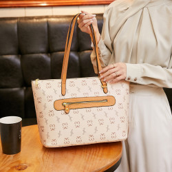 josiny 卓诗尼 包包2022新款复古印花手提包通勤单肩包女包