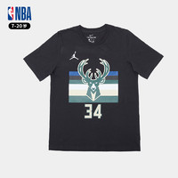 NBA 童装 球星球队同款正品库里伦纳德字母哥青少年篮球服训练球衣