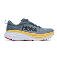 HOKA ONE ONE 邦代系列 Bondi 8 宽版 男子跑鞋 1123202-GBMS 精灵灰蓝/山泉蓝 44.5