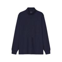UNIQLO 优衣库 男士高领长袖T恤 440525 藏青色 M