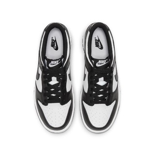 NIKE 耐克 Dunk Low (GS) 大童休闲运动鞋 CW1590-100 黑色/白色 38