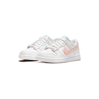 NIKE 耐克 Dunk Low (GS) 大童休闲运动鞋 CW1590-101 白色/粉色 37.5