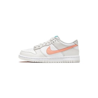 NIKE 耐克 Dunk Low (GS) 大童休闲运动鞋 CW1590-101 白色/粉色 37.5