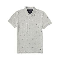 NAUTICA 诺帝卡 男士短袖POLO衫 KM83020GH 灰色 XXL