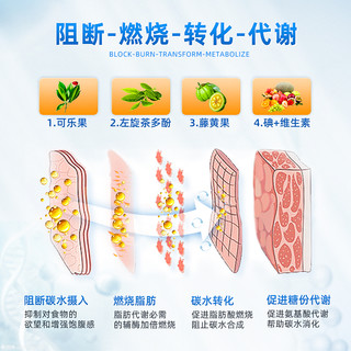 【久坐人群 专减惰性脂肪】德国进口左旋肉碱胶囊 增强饱腹感快速燃脂减脂瘦身塑形不反弹