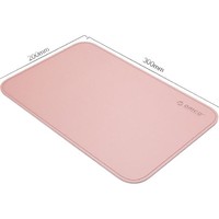 ORICO 奥睿科 软木鼠标垫超大桌面女生笔记本皮革防水办公桌垫粉色