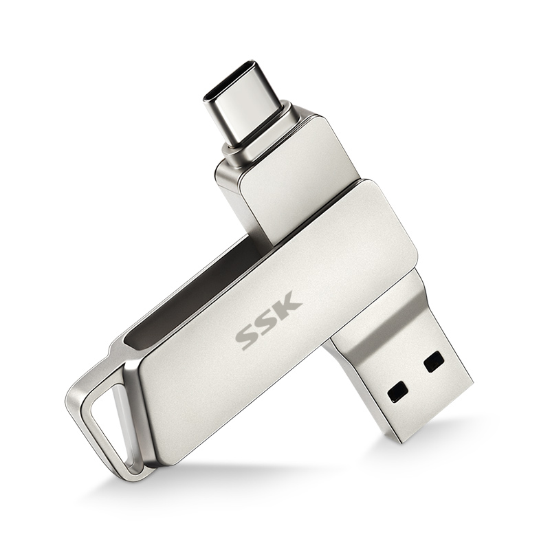 SSK 飚王 FDU050 USB 3.1 U盘 Type-C/USB双口