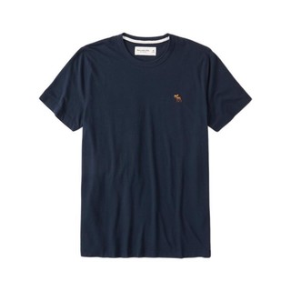 Abercrombie & Fitch 男士圆领短袖T恤 308311-1 海军蓝 M