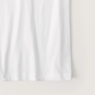 Abercrombie & Fitch 男士圆领短袖T恤 308311-1 白色 S