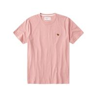 Abercrombie & Fitch 男士圆领短袖T恤 308311-1 浅粉色 L