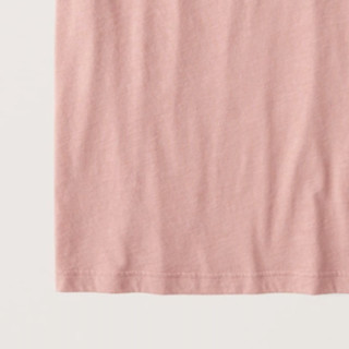 Abercrombie & Fitch 男士圆领短袖T恤 308311-1 浅粉色 XS